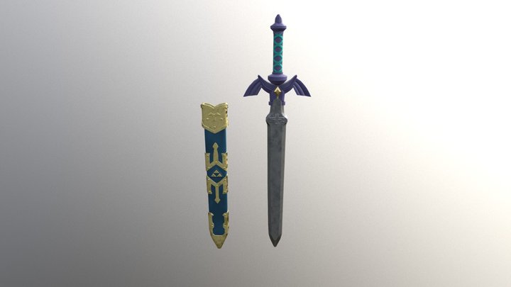 master sword 3D Model