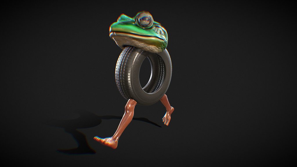 Boneca Ambalabu 3D model Rigged Free download
