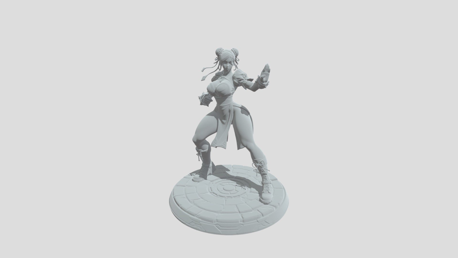 chun li - Download Free 3D model by CarlosAlexXV [75ced32] - Sketchfab