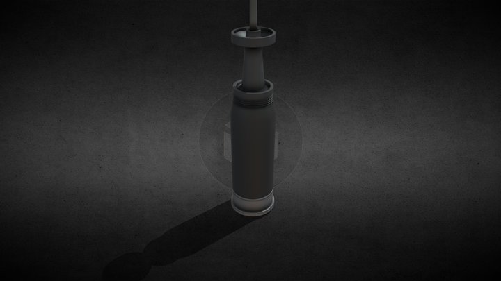 APFSDS - Tank Shell - Ammunition - Projectile 3D Model