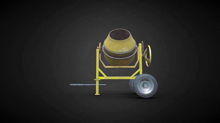 Maquina Cimento 3D Model