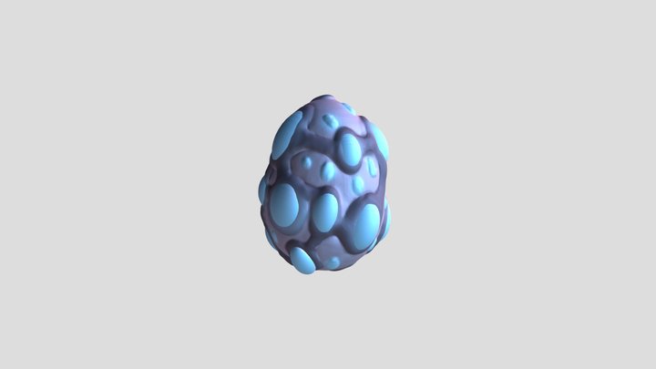 Shadow Egg Flight Rising 3D Model