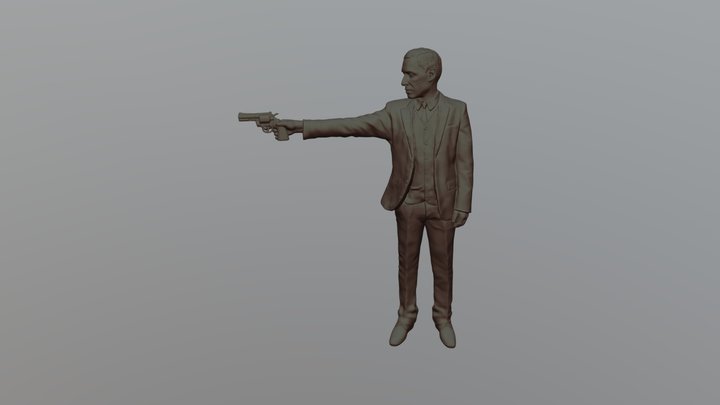 Michael Corleone Godfather 3D printing ready 3D Model