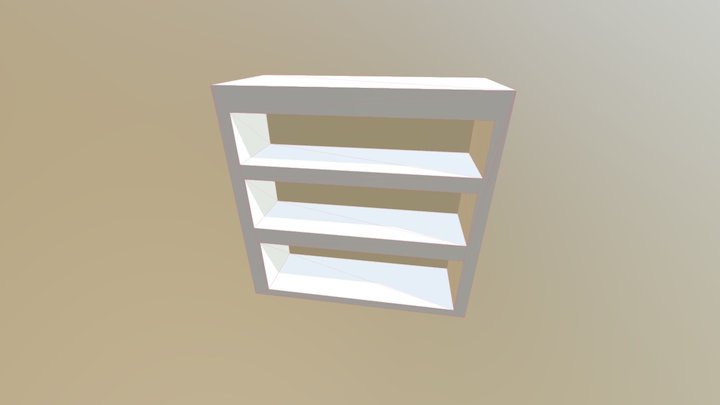 Bookshelve 3D Model