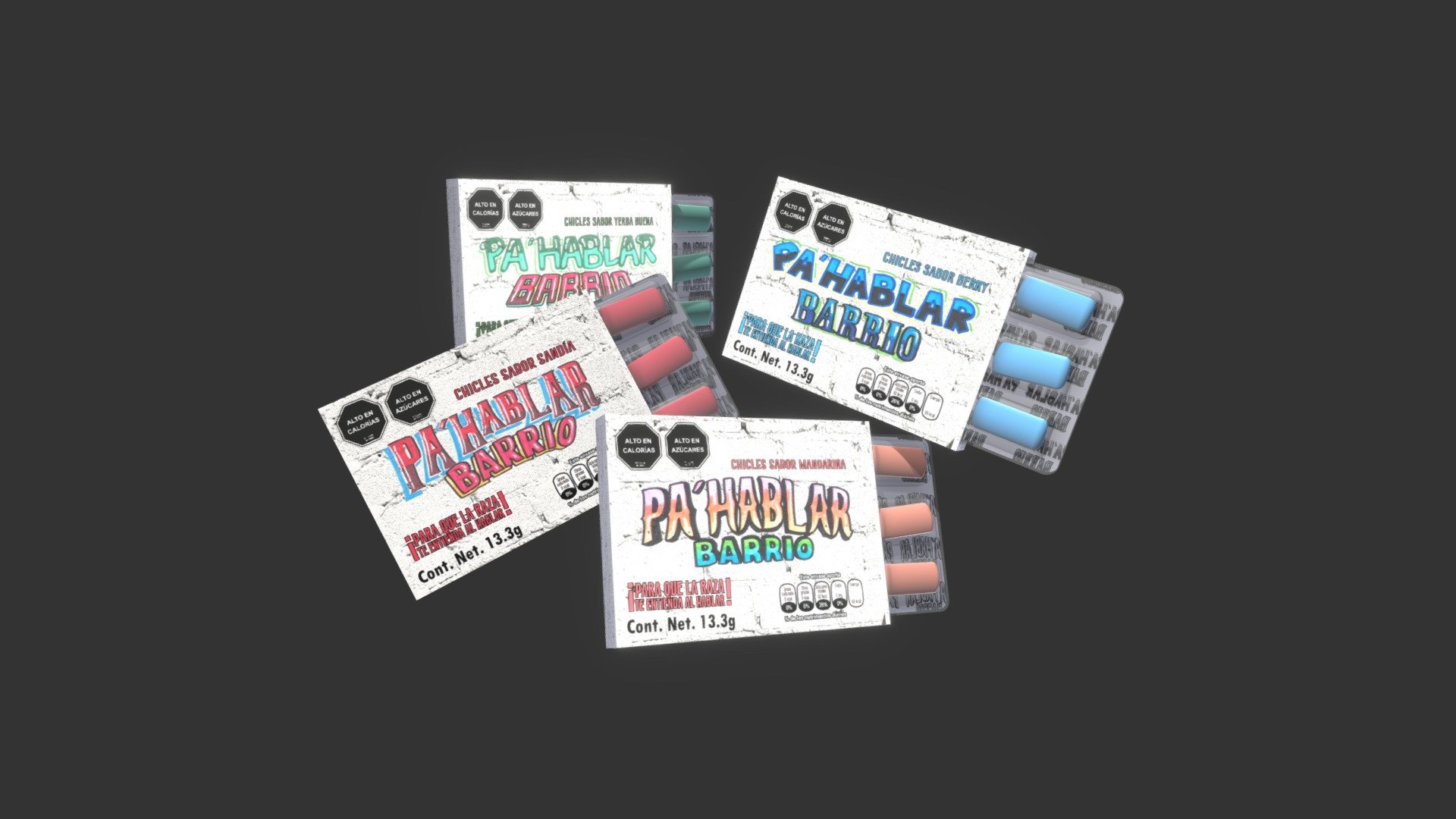 Pa' Hablar Barrio gum presentation