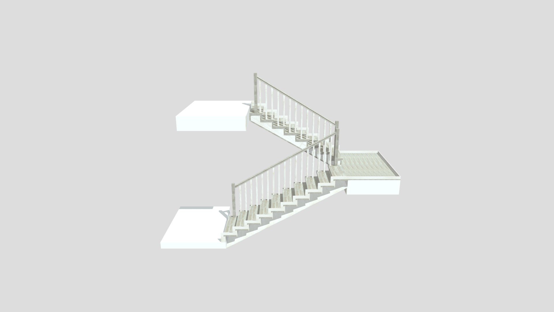 N Shaped Staircase