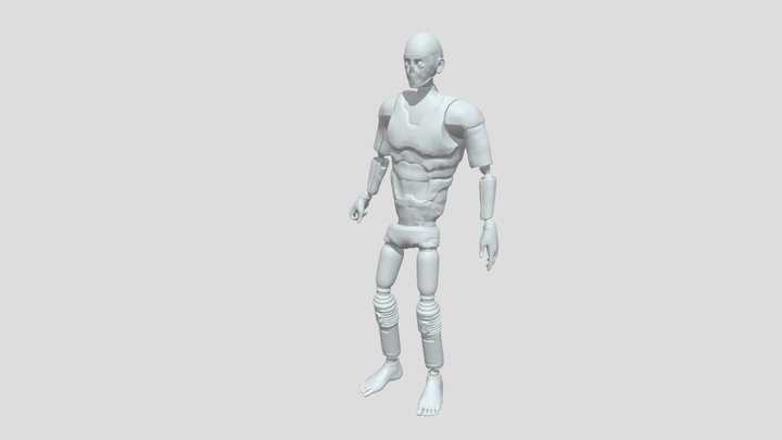 Standing W Briefcase Idle 3D Model