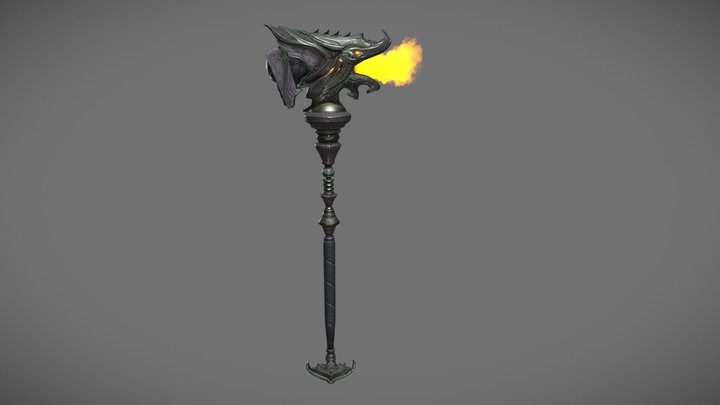 "Ogun" Warhammer - Warframe Tennogen 3D Model