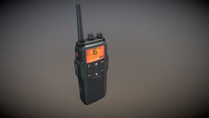Military walkie-talkies 3D Model