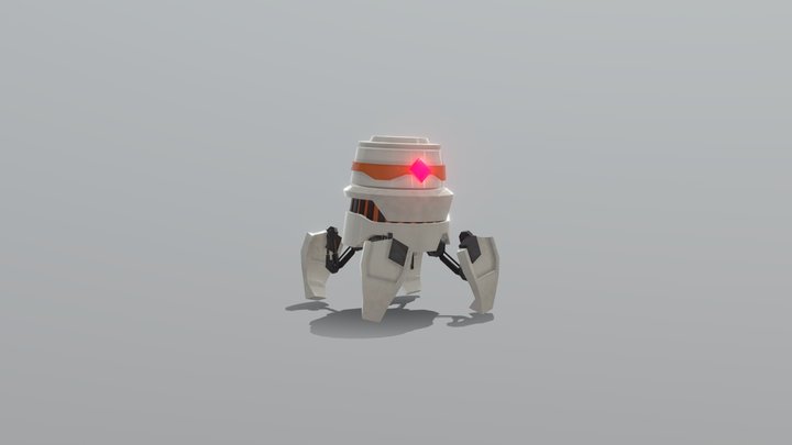 Ranged Robot 3D Model
