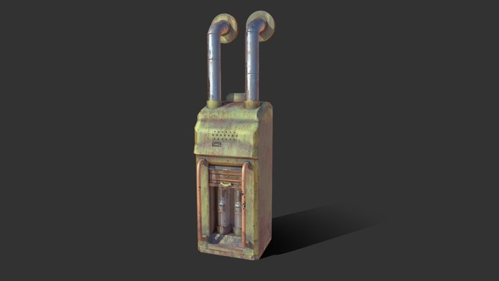Fallout inspired doodad 3D Model