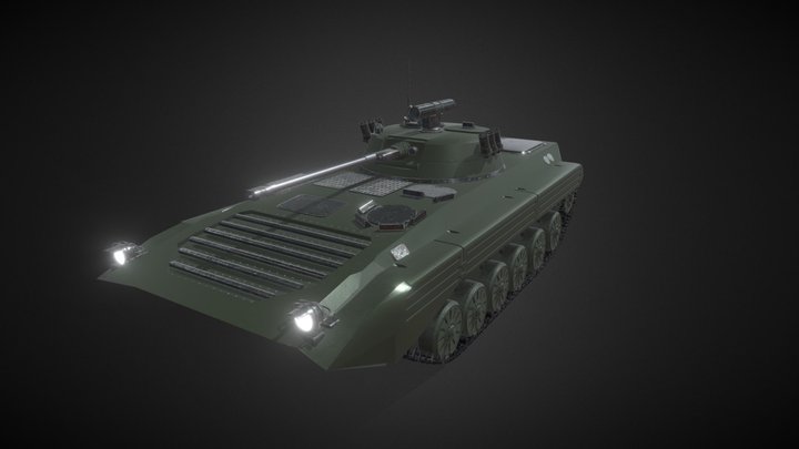 BMP-2 | Military Vehicle | AIFV 3D Model