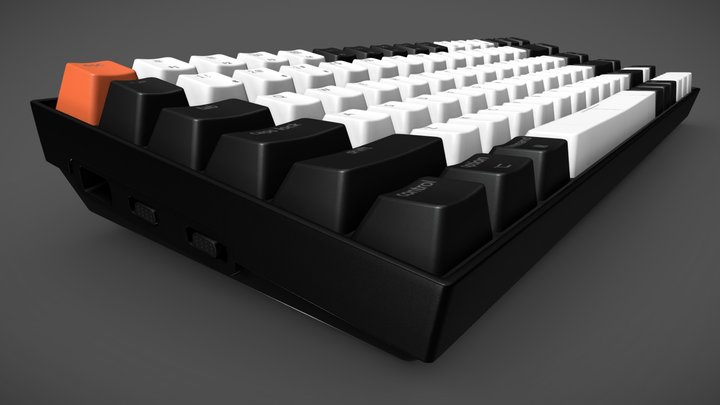 Computer Mechanical Keyboard 3D Model