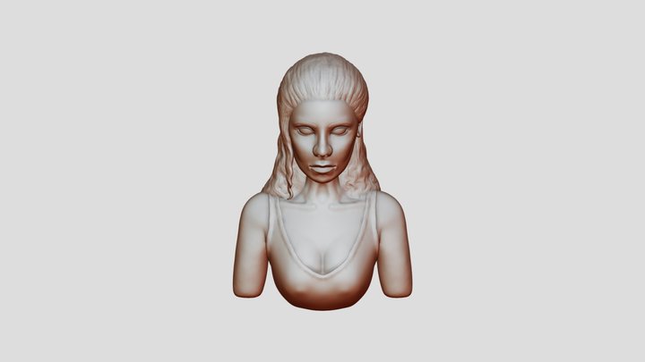 Female Bust 3D Model