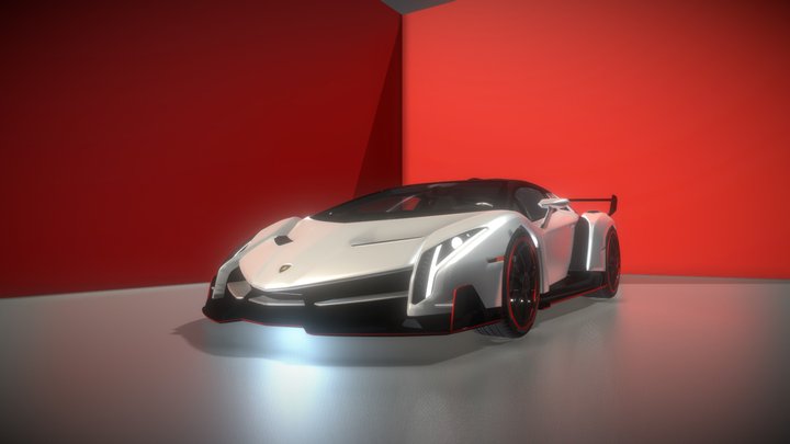Lamborghini Venevo 3D High Defination 3D Model