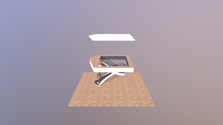 Staircase First Floor 3 SF1 3D Model