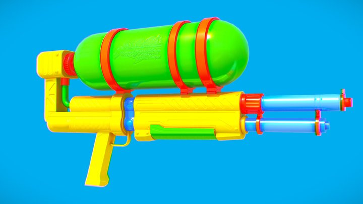 Watergun 3D Model