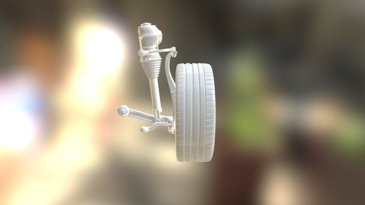 Car Wheel 3D Model