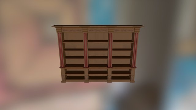 Bookcase 3D Model