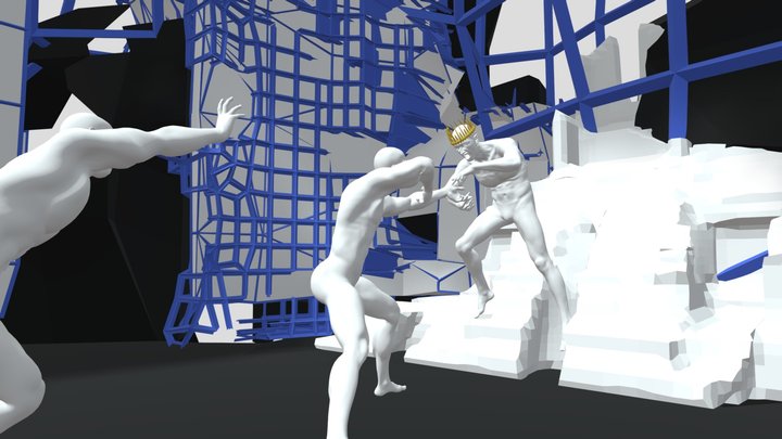 Castle Construction WIP5 ONLY CASTLE 3D Model