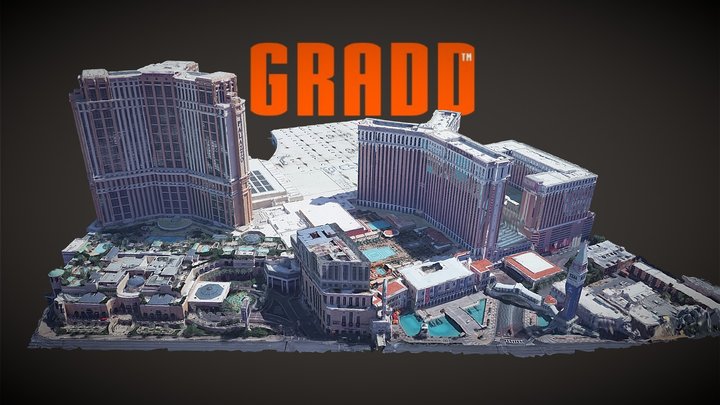 GRADD 3D Model of The Venetian, Las Vegas, NV 3D Model