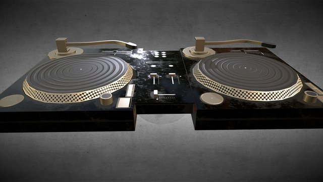 Turntable 3D Model