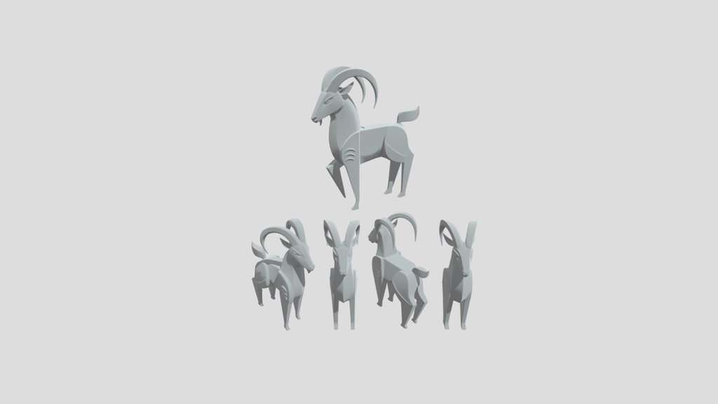 Geometric Capricorn Design Studies