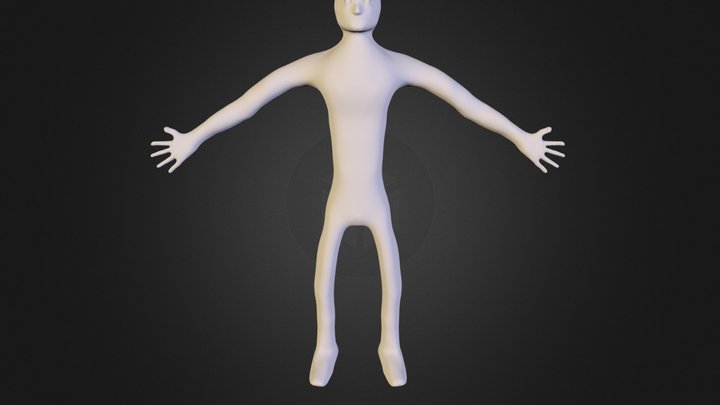 Character Template 3D Model