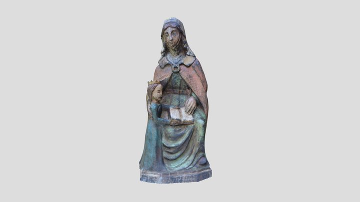 Sainte Anne et la Vierge 3D Model