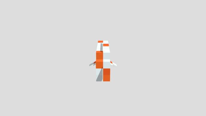 Minecraft Koi Fish (Custom Mob Model) 3D Model