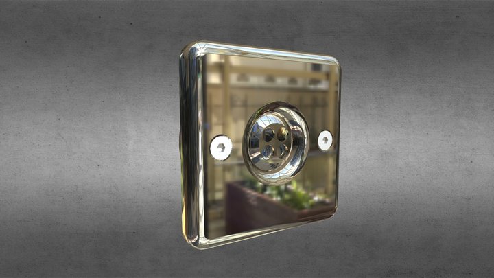 Форсунка квадратная с шариком 3D Model