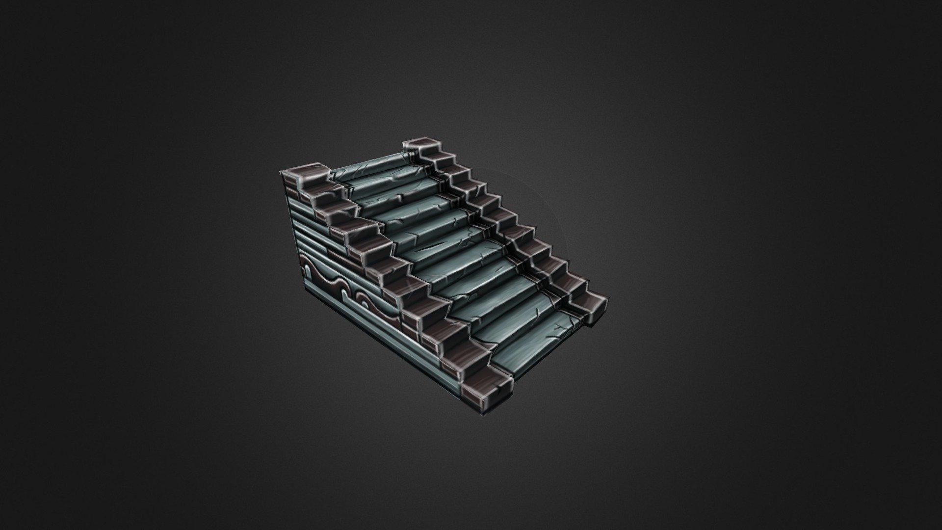stairs - 3D model by Etherion Designs (@davis3d) [75dfe7a] - Sketchfab