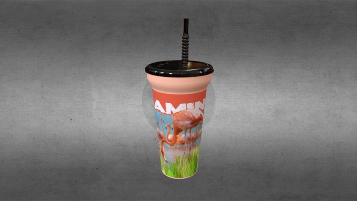 Flamingo Cup 3D Model