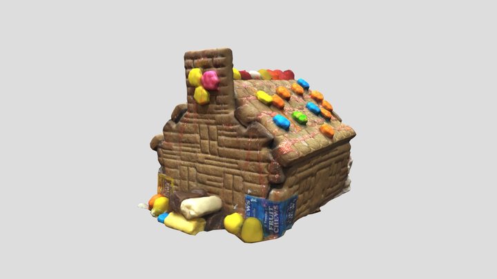 Gingerbread House 6 3D Model