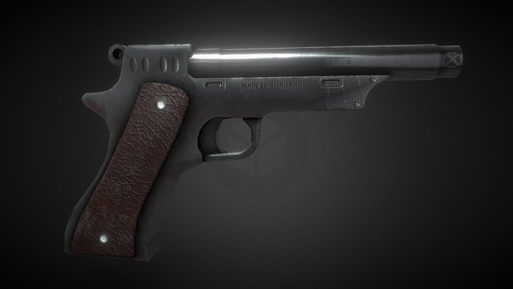 Thai Improvised Pistol 3D Model