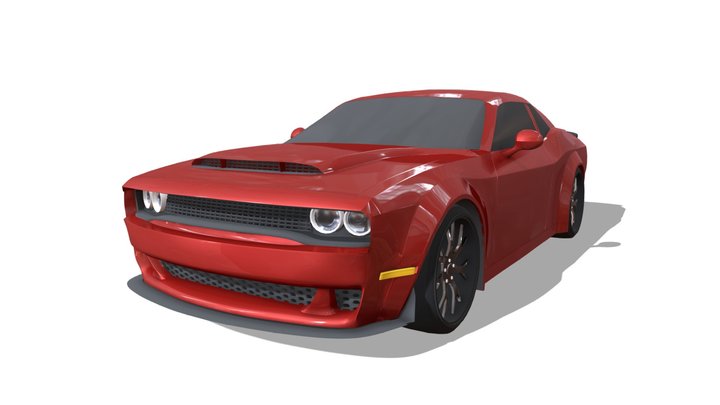 Dodge Challenger SRT Demon 3D Model