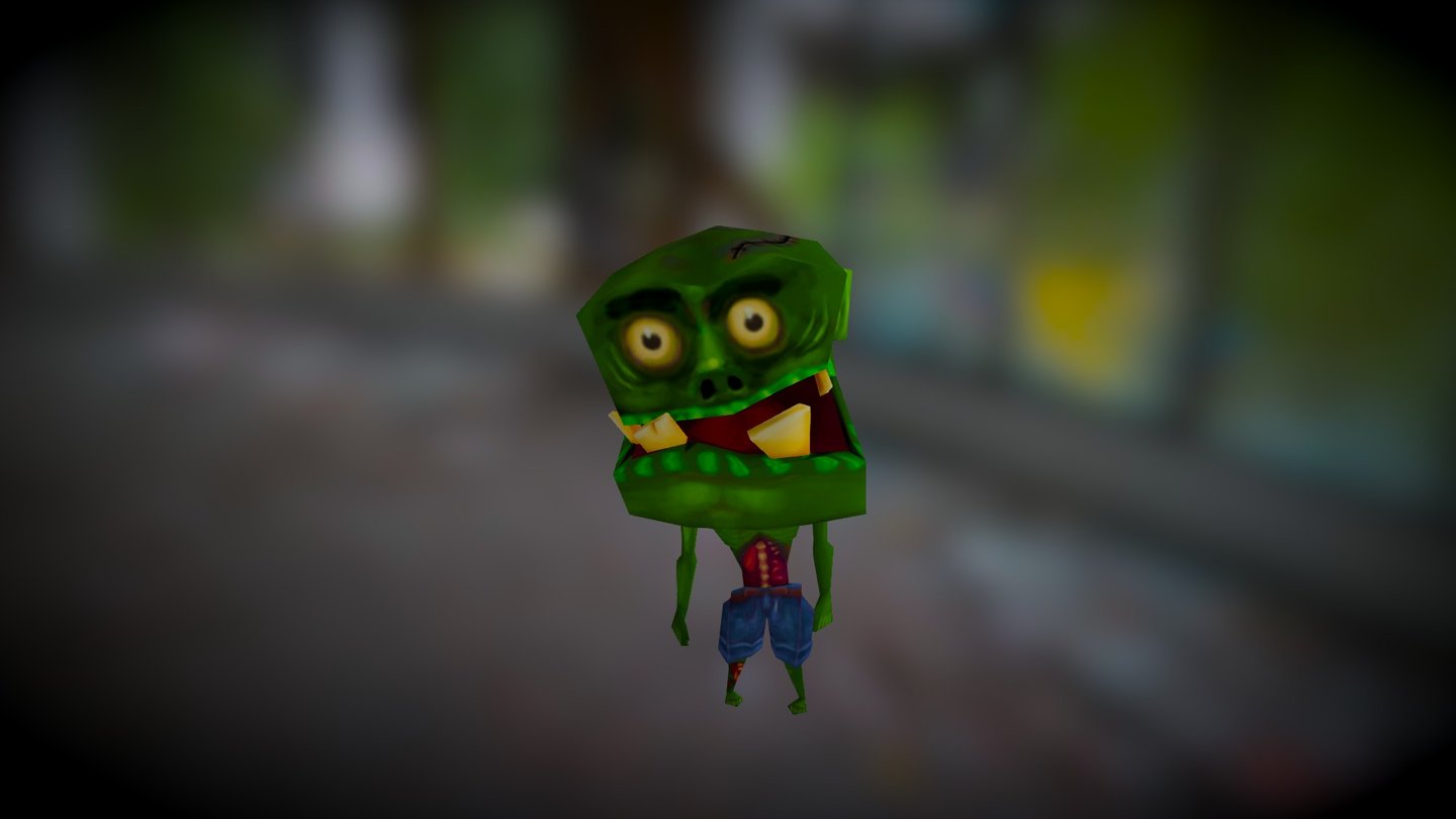 Zombie Low Poly Toon