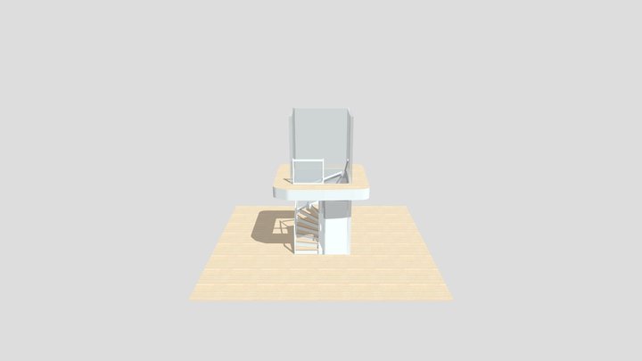 I494-25-Glass-Bod-Høyre 3D Model