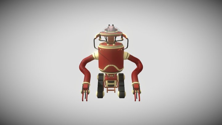 IronMan_Style_Robot 3D Model
