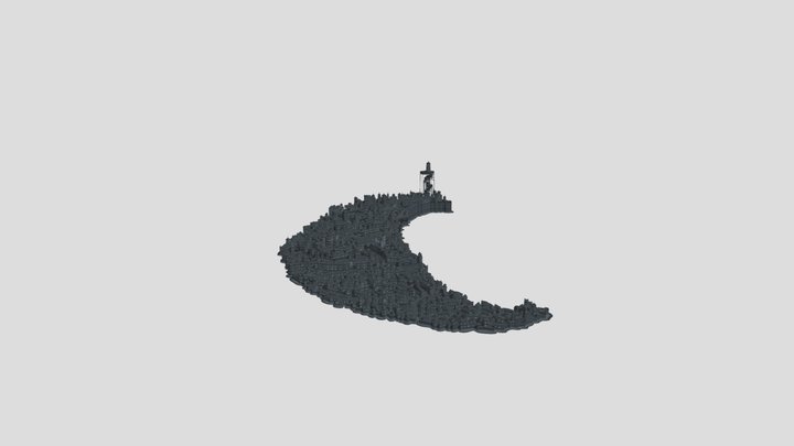 Otherworld City Map 3D Model
