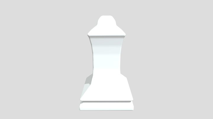 Pawn Minimalistic Chess 3D Model