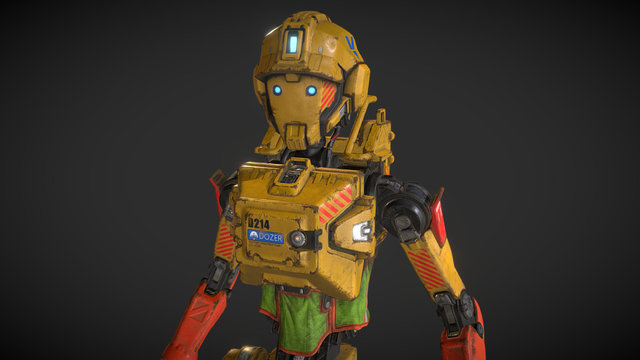 Sketch Fab DOZER 3D Model
