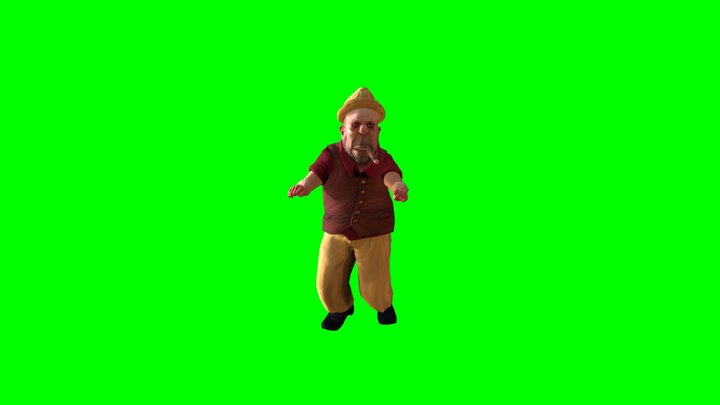 Hip Hop Dancing 3D Model