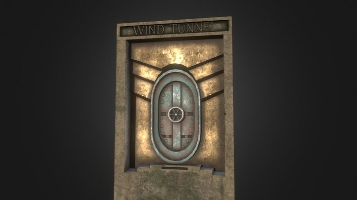 Steampunk Door 3D Model
