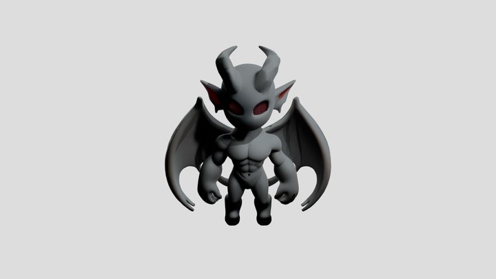 Cute Demon 3D Model