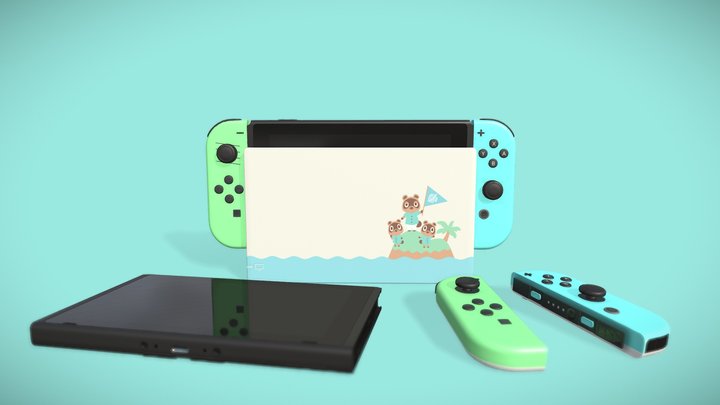 Animal Crossing Nintendo Switch 3D Model
