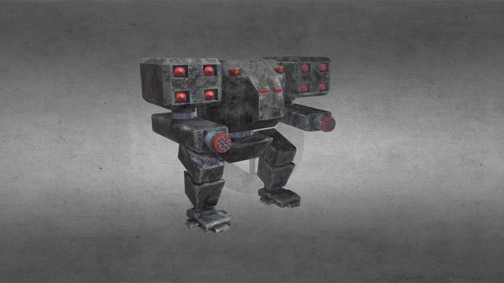 Playstation Robot 3D Model