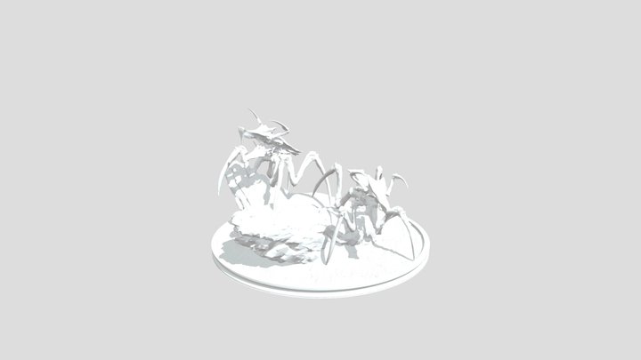 Starship Troopers - Arachnid Diorama - 3D Print 3D Model