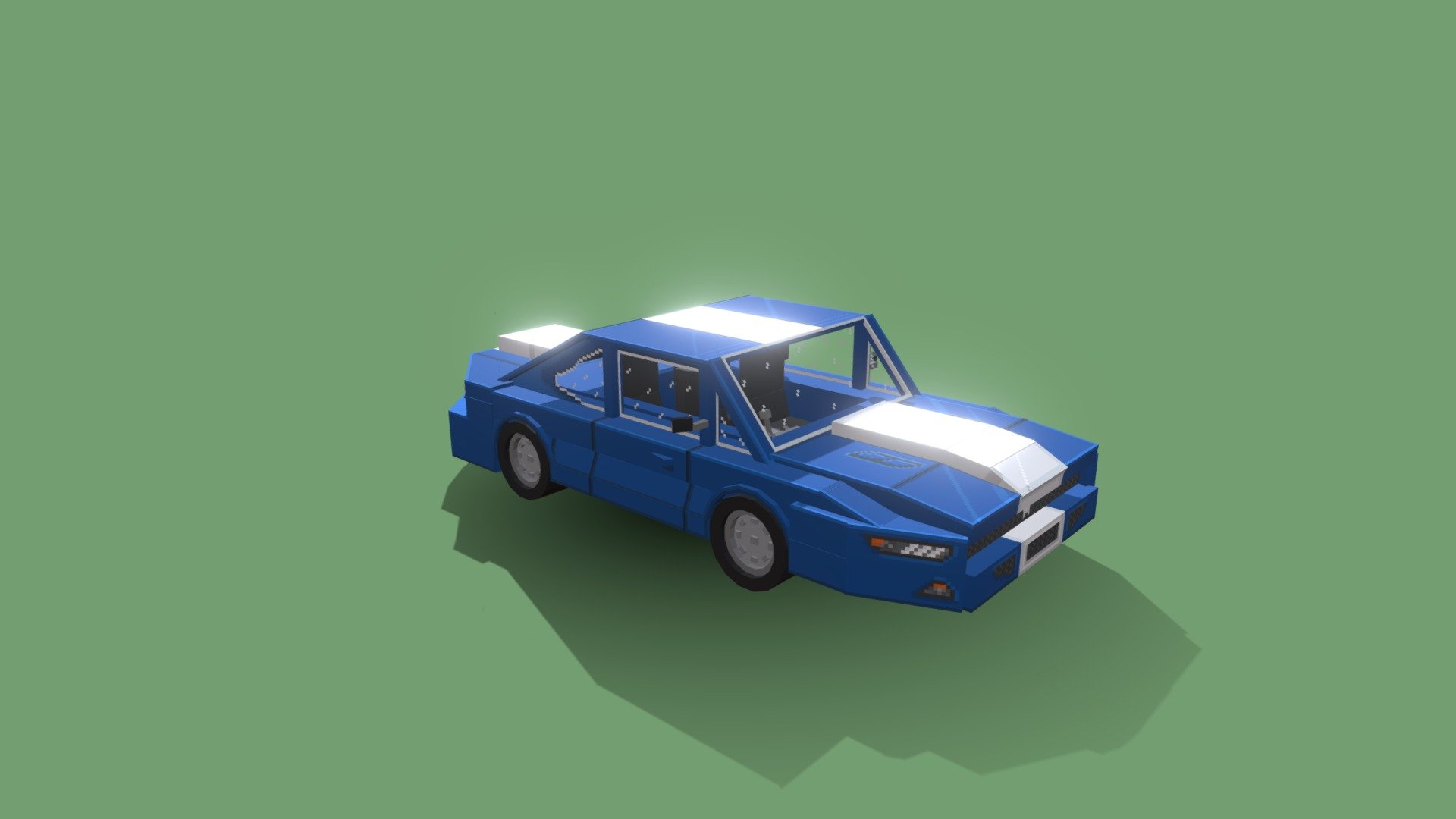 Ford Creeper Minecraft Vehicle Ford Mustang - 3D model by Dutch ...