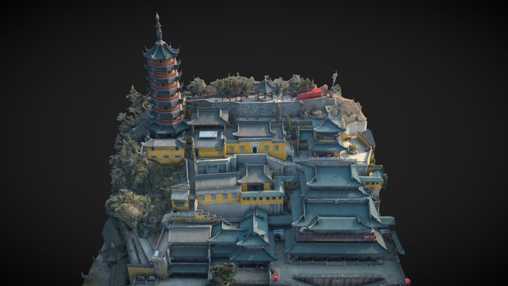Jinshan Temple Cishou Pagoda – Modelo 3D gratuito STL